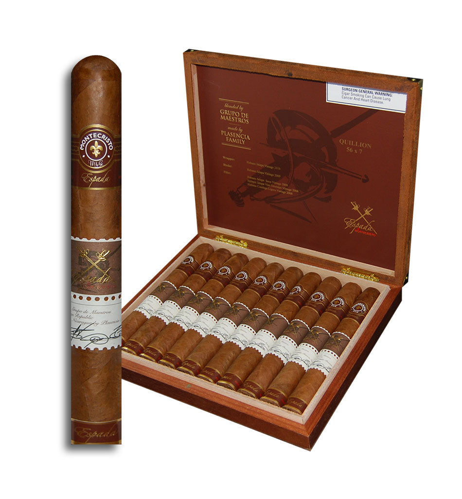 MONTECRISTO ESPADA QUILLION 56X7; 10 CT. BOX