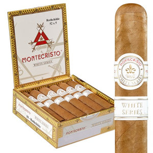 MONTECRISTO WHITE TORO 54 X 6 27 CT. BOX