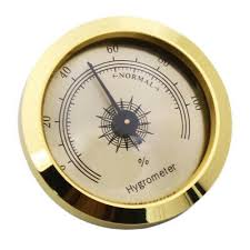 HYGROMETER SM MECH BRASS 1 CT