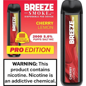 BREEZE PRO 2000 - CHERRY LEMON - 10CT BOX