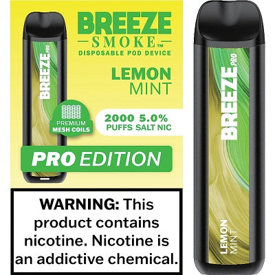 BREEZE PRO 2000 - LEMON MINT - 10CT BOX