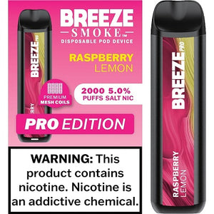 BREEZE PRO 2000 - RSBRRY LEMON - 10CT BOX