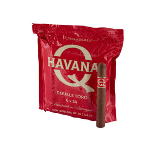 HAVANA Q DBL TORO 6 X 54; 20 CT BAG