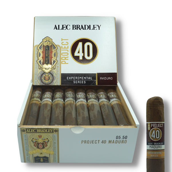 ALEC BRAD PROJECT 40 MADURO TORO 6 X 52; 24 CT