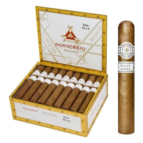 MONTECRISTO WHITE TORO 54 X 6 5CT