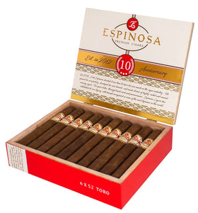 ESPINOSA 10TH ANNIVERSARY TORO 6X52 20CT