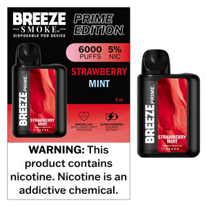 BREEZE *PRIME* - STRAWBERRY MINT - 5CT BOX