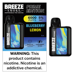 BREEZE *PRIME* - BLUEBERRY LEMON - 5CT BOX