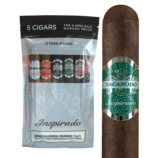 MACANUDO INSPIRADO TORO 5/5 POUCH DISPLAY