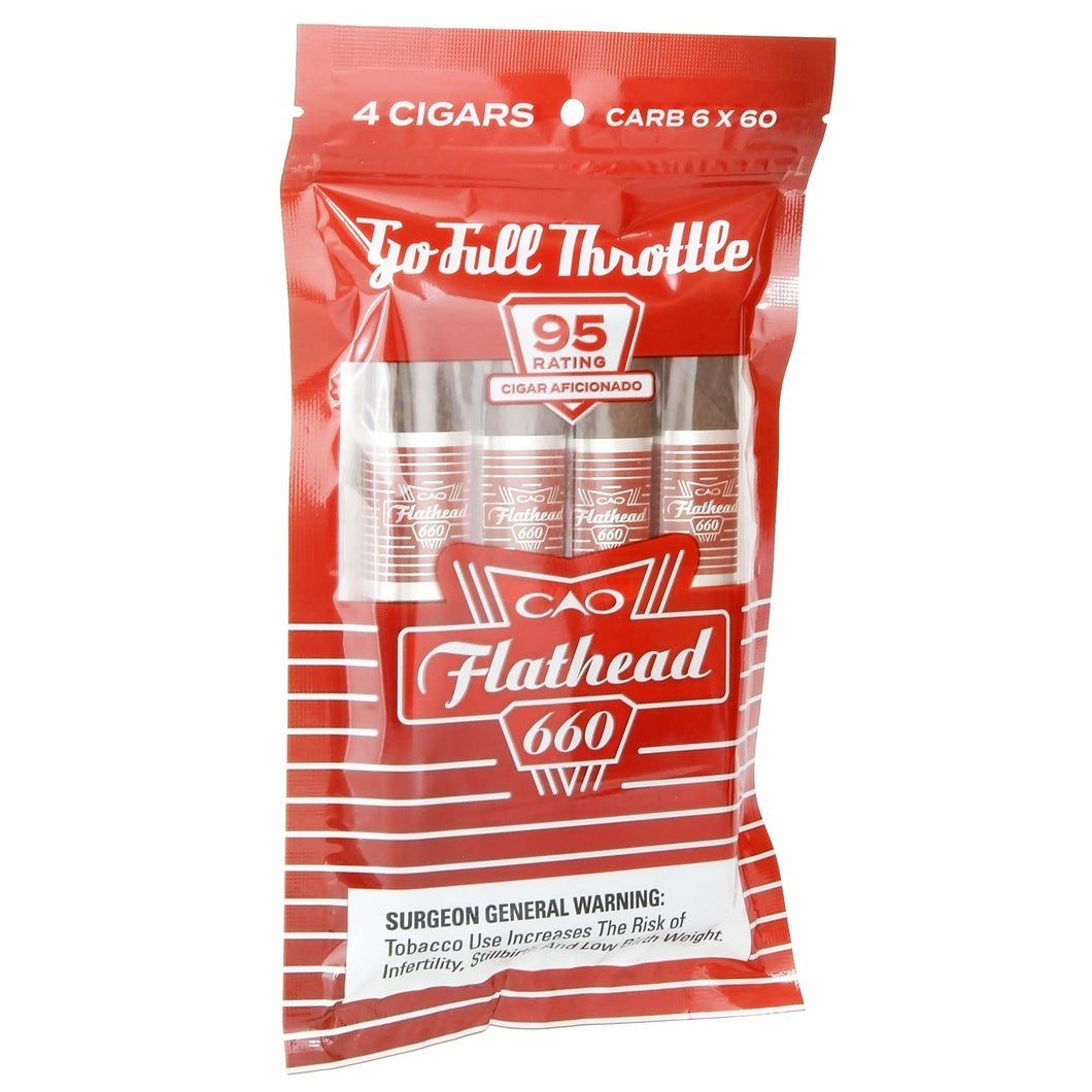 CAO FLATHEAD 660 5/4 POUCH DISPLAY 20CT