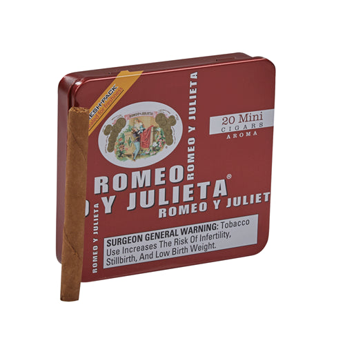 ROMEO Y JULIETA MINI AROMA 5 X 20 CT. DISPLAY