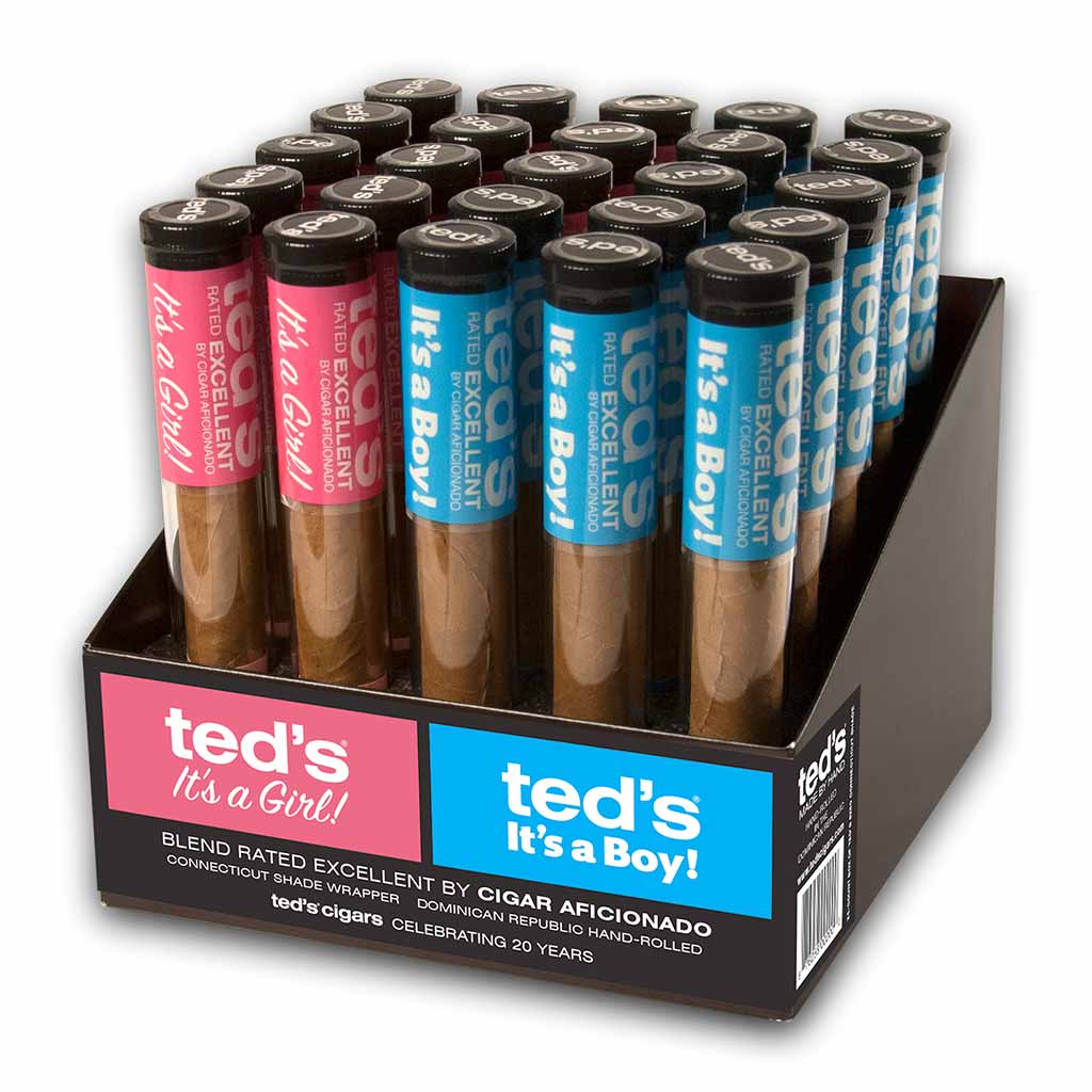 TED'S IT'S A BOY / GIRL COMBO 25 CT DSPLY